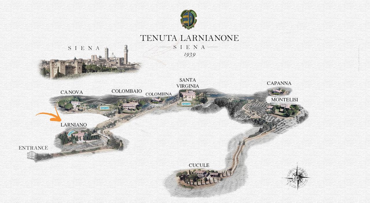 Villa Larniano Siena Zewnętrze zdjęcie